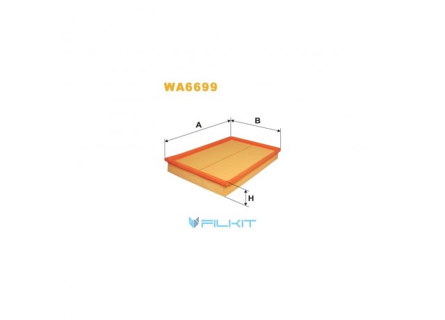 Фільтр  повітряний  WA6699  [WIX]