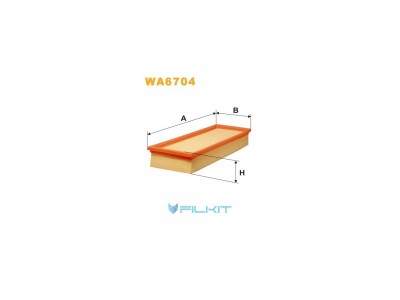 Фільтр  повітряний  WA6704  [WIX]