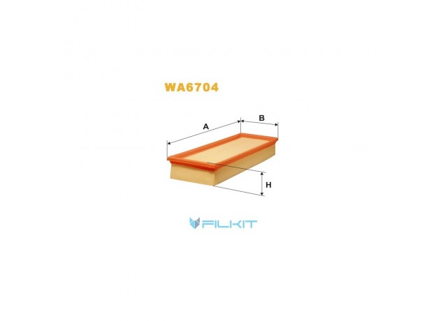 Фільтр  повітряний  WA6704  [WIX]