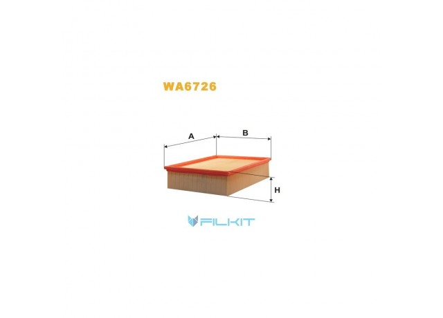 Фільтр  повітряний  WA6726  [WIX]