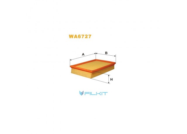 Фільтр  повітряний  WA6727  [WIX]