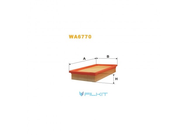Фільтр  повітряний  WA6770  [WIX]