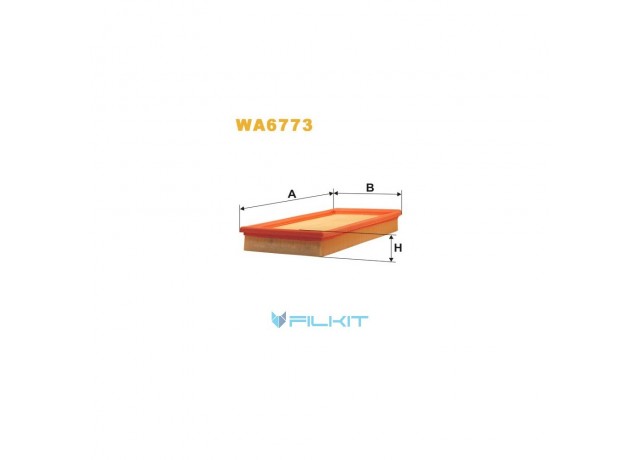 Фільтр  повітряний  WA6773  [WIX]