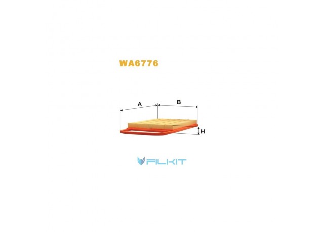 Фільтр  повітряний  WA6776  [WIX]