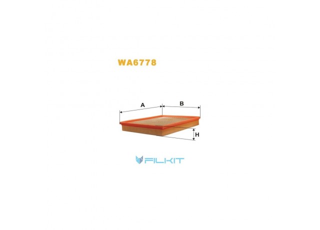 Фільтр  повітряний  WA6778  [WIX]