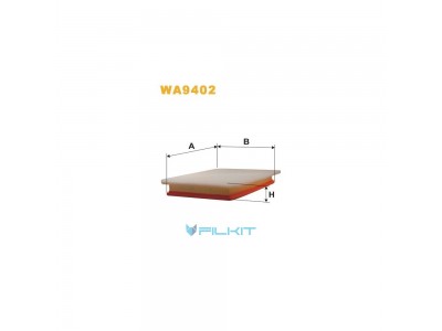 Фільтр  повітряний  WA9402  [WIX]