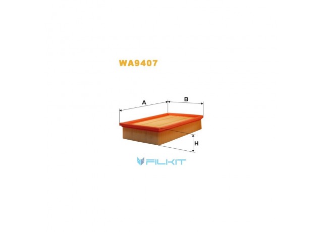 Фільтр  повітряний  WA9407  [WIX]