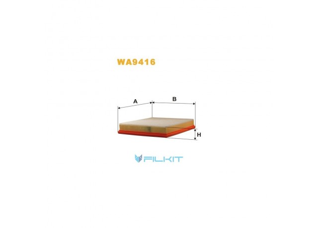 Фільтр  повітряний  WA9416  [WIX]