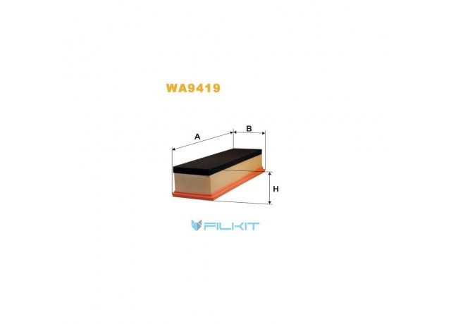 Фільтр  повітряний  WA9419  [WIX]