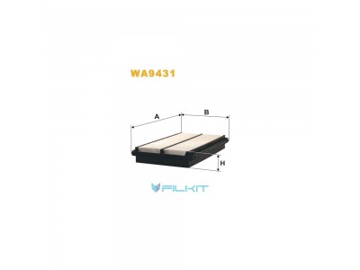 Фільтр  повітряний  WA9431  [WIX]
