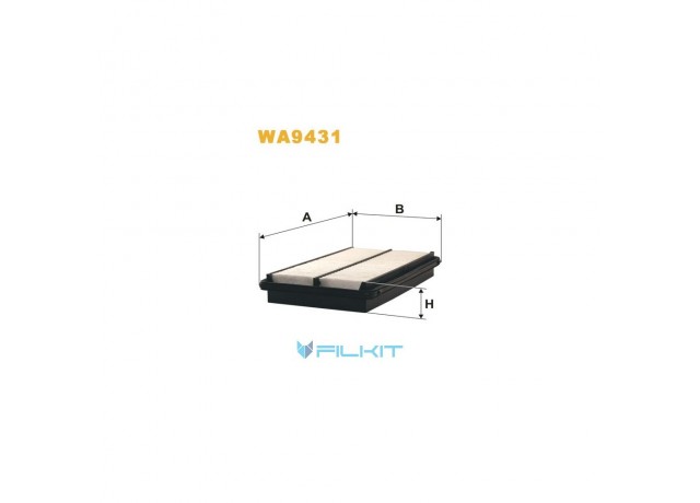 Фільтр  повітряний  WA9431  [WIX]