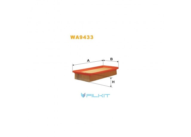 Фільтр  повітряний  WA9433  [WIX]