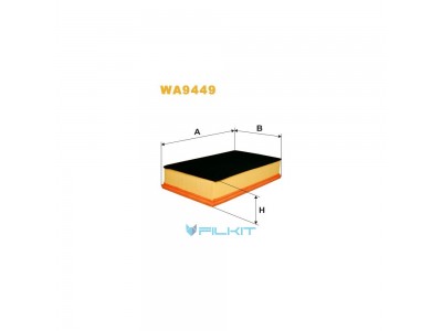 Фільтр  повітряний  WA9449  [WIX]