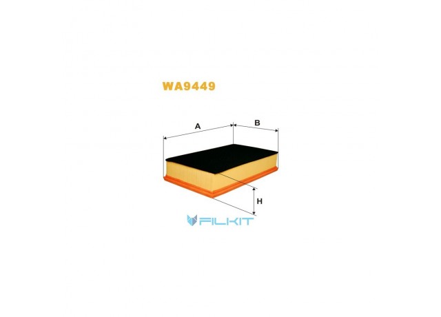 Фільтр  повітряний  WA9449  [WIX]