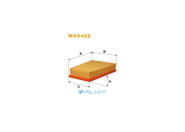 Фільтр  повітряний  WA9458  [WIX]