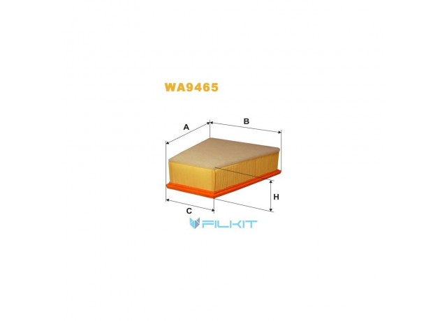 Фільтр  повітряний  WA9465  [WIX]