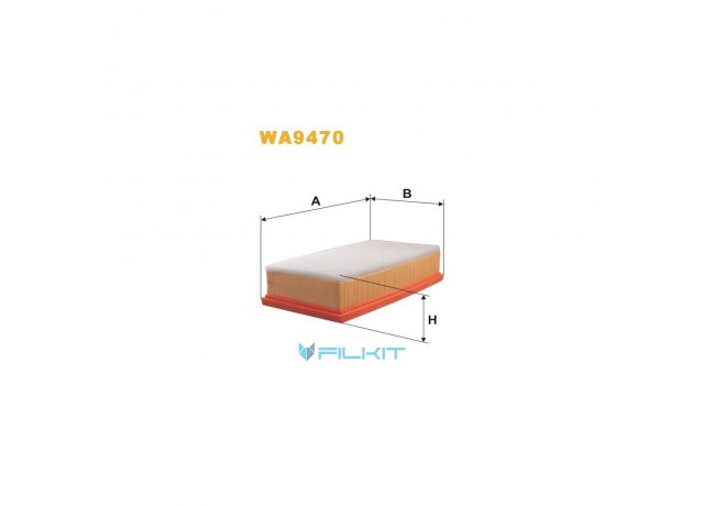 Фільтр  повітряний  WA9470  [WIX]