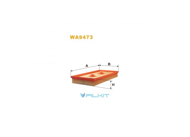 Фільтр  повітряний  WA9473  [WIX]