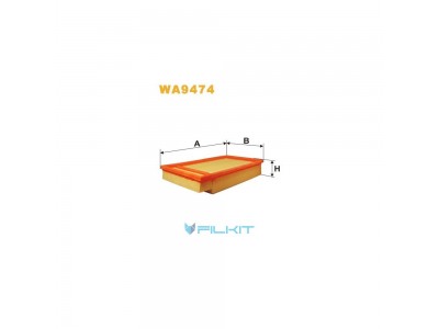 Фільтр  повітряний  WA9474  [WIX]