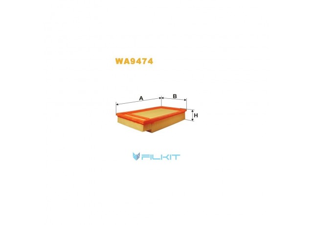 Фільтр  повітряний  WA9474  [WIX]