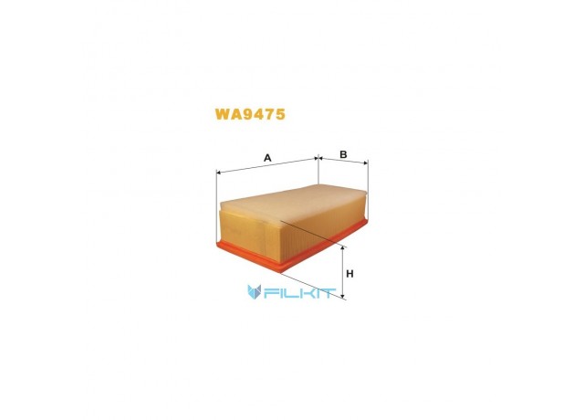Фільтр  повітряний  WA9475  [WIX]