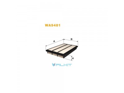 Фільтр  повітряний  WA9481  [WIX]