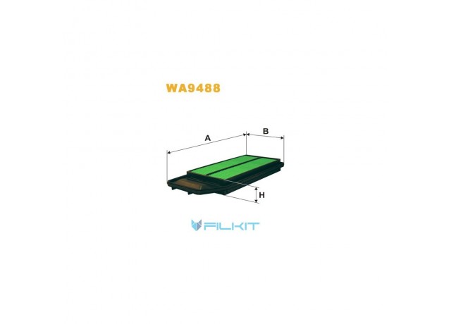 Фільтр  повітряний  WA9488  [WIX]