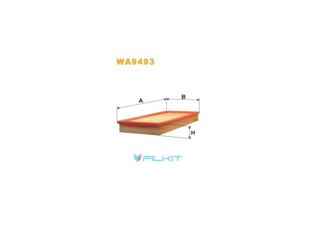 Фільтр  повітряний  WA9493  [WIX]