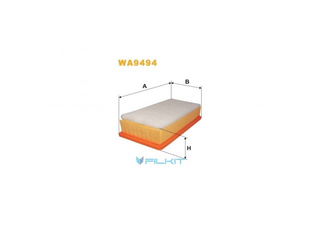 Фільтр  повітряний  WA9494  [WIX]