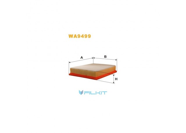 Фільтр  повітряний  WA9499  [WIX]