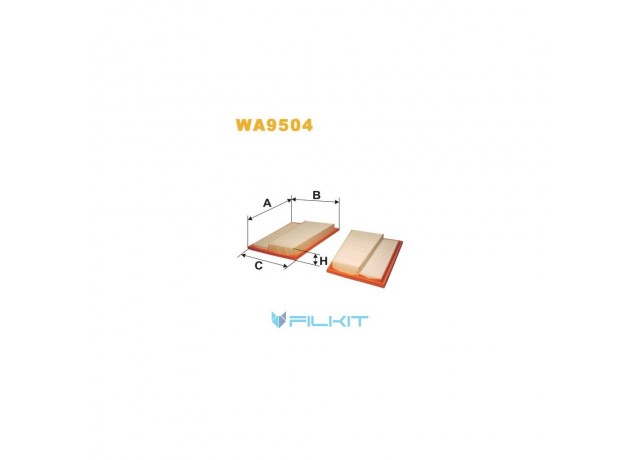 Фільтр  повітряний  WA9504  [WIX]