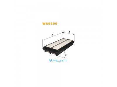 Фільтр  повітряний  WA9506  [WIX]