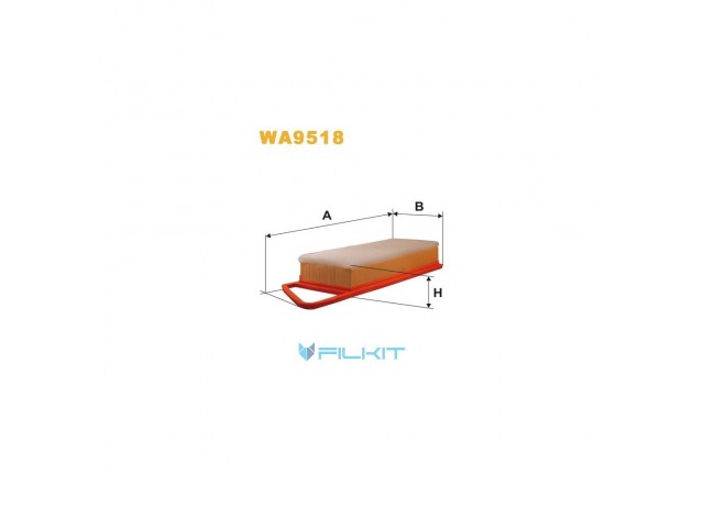 Фільтр  повітряний  WA9518  [WIX]