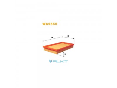 Фільтр  повітряний  WA9550  [WIX]