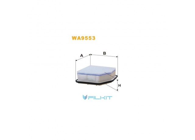 Фільтр  повітряний  WA9553  [WIX]