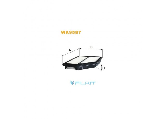 Фільтр  повітряний  WA9587  [WIX]