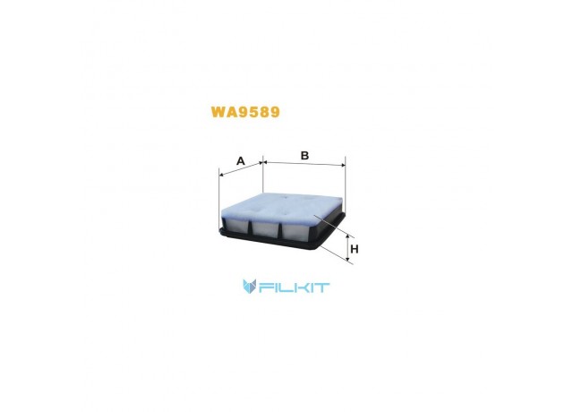 Фільтр  повітряний  WA9589  [WIX]