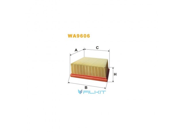 Фільтр  повітряний  WA9606  [WIX]