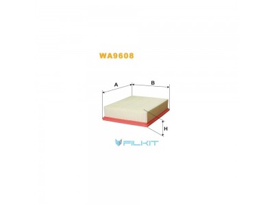 Фільтр  повітряний  WA9608  [WIX]