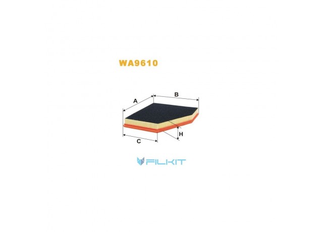 Фільтр  повітряний  WA9610  [WIX]