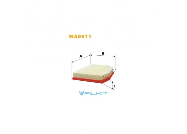 Фільтр  повітряний  WA9611  [WIX]