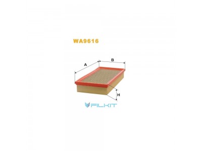 Фільтр  повітряний  WA9616  [WIX]