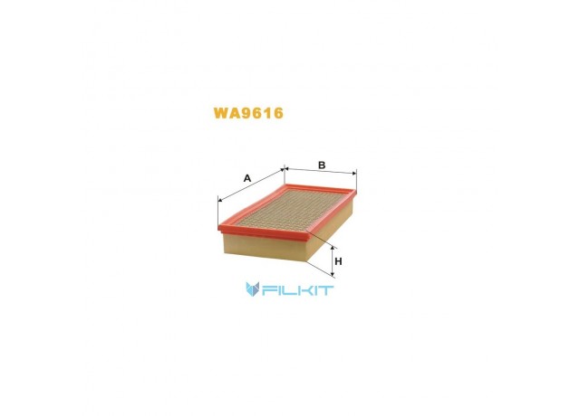 Фільтр  повітряний  WA9616  [WIX]