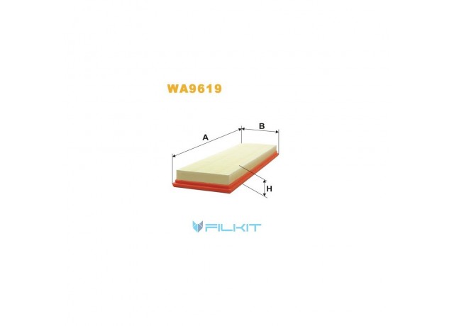 Фільтр  повітряний  WA9619  [WIX]
