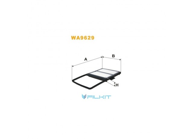 Фільтр  повітряний  WA9629  [WIX]
