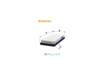 Фільтр  повітряний  WA9632  [WIX]