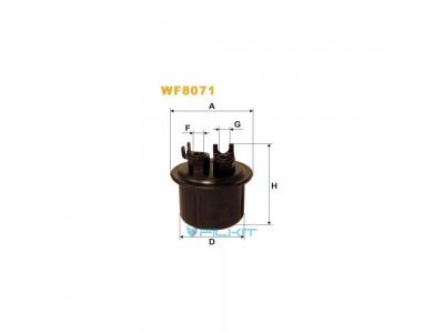 Фильтр  топливный  WF8071  [WIX]