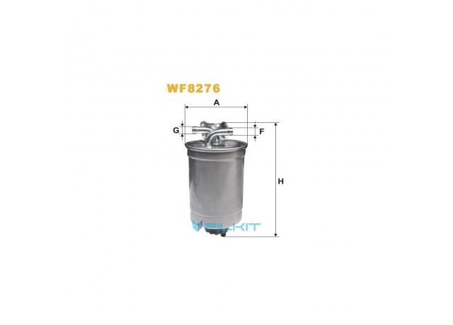 Фільтр  паливний  WF8276  [WIX]