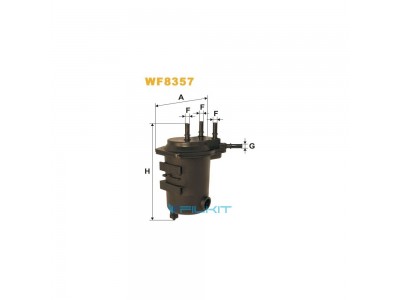 Фільтр  паливний  WF8357  [WIX]