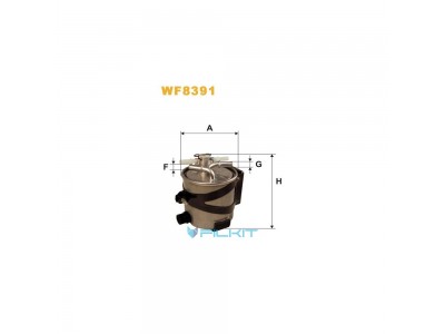 Фільтр  паливний  WF8391  [WIX]